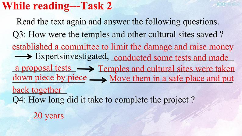 高中英语必修二 Unit 1 Cultural Heritage  Period 2 Reading and Thinking课件07