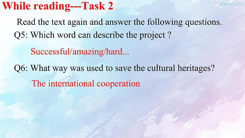 高中英语必修二 Unit 1 Cultural Heritage  Period 2 Reading and Thinking课件08