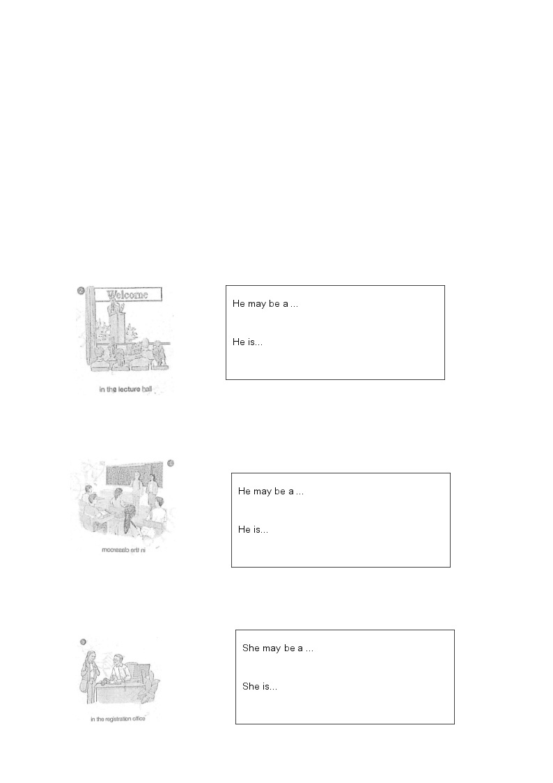 高中英语必修一   Welcome Unit Period 1 Listening and speaking 导学案02