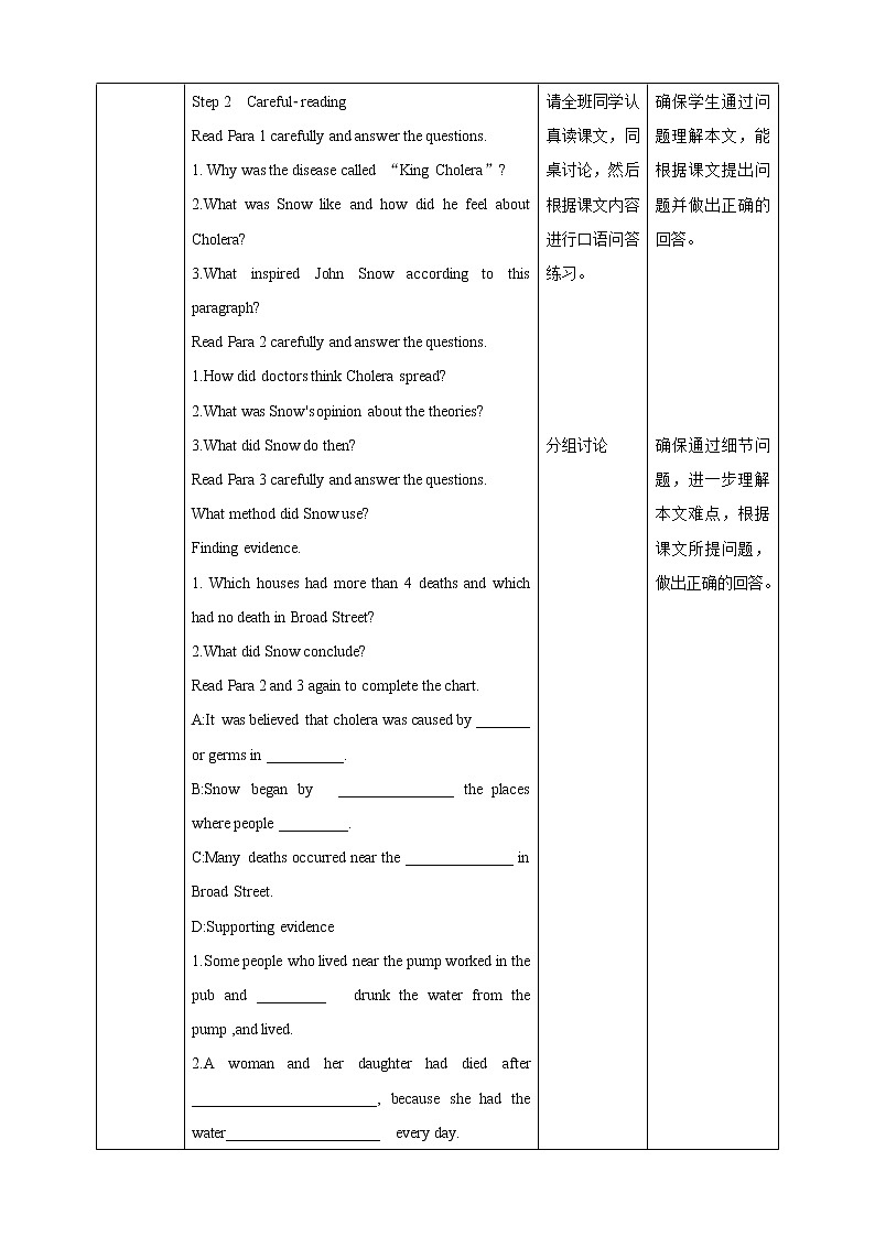 高中英语选择性必修二 Unit1 Science and scientists Period 1 Reading and Thinking教案第3页