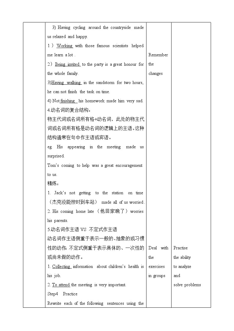 高中英语选择性必修一    Unit3 Fascinating Parks Period 3 Discover useful structures 教学设计03