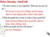 高中英语必修三  5.1 Listening and Speaking 课件（