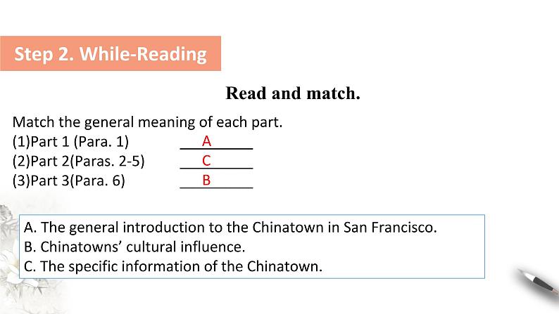 Unit 3 Diverse Cultures 3.3 Reading for Writing课件第4页