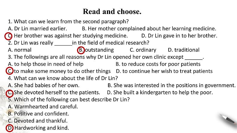 Unit 2 Morals and Virtues Reading thinking课件04