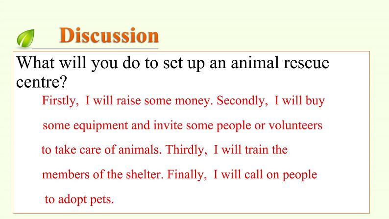 Unit 2 Wildlife Protection Reading For Writing课件07