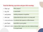外研版高中英语 必修第一册 UNIT 2 Developing ideas & Presenting ideas（课件PPT）