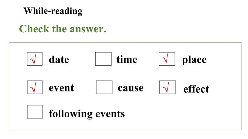 人教版高中英语必修第一册 UNIT 4 Reading for  Writing & Assessing Your Progress  课件PPT08