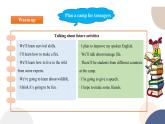 人教版高中英语必修第一册 UNIT 1 Listening and Talking  课件PPT