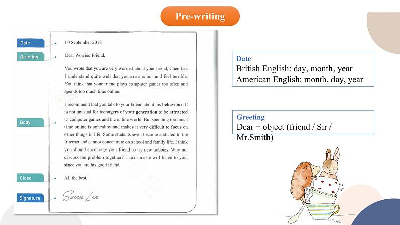 人教版高中英语必修第一册 UNIT 1 Reading for Writing & Assessing Your Progress  课件PPT03