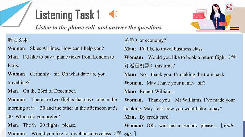 人教版高中英语必修第一册 UNIT 2 Listening and Talking  课件PPT03