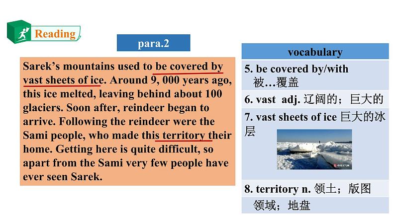 高中英语选择性必修一  Unit3 fascinating parks 课件第8页