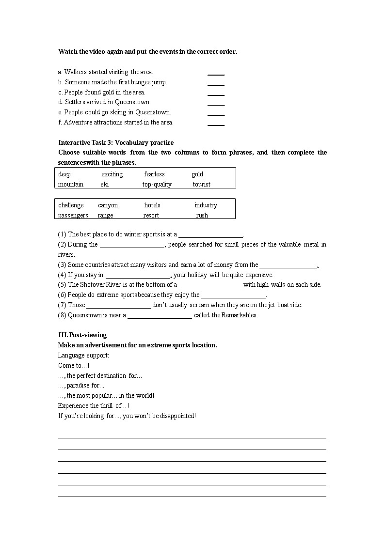 上教版高一必修二Unit 1 No limits第八课时学案(教师版+学生版)02