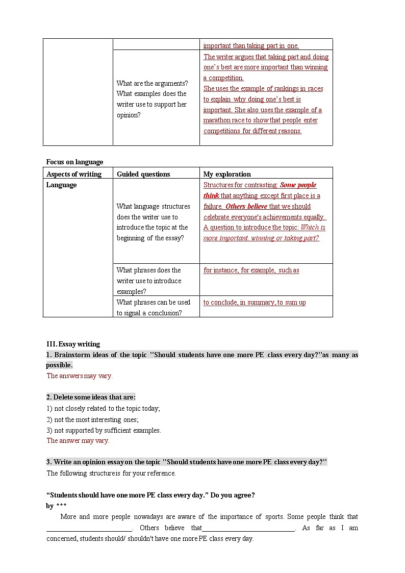 Unit 4 Achievements 第六课时学案(教师版+学生版)02