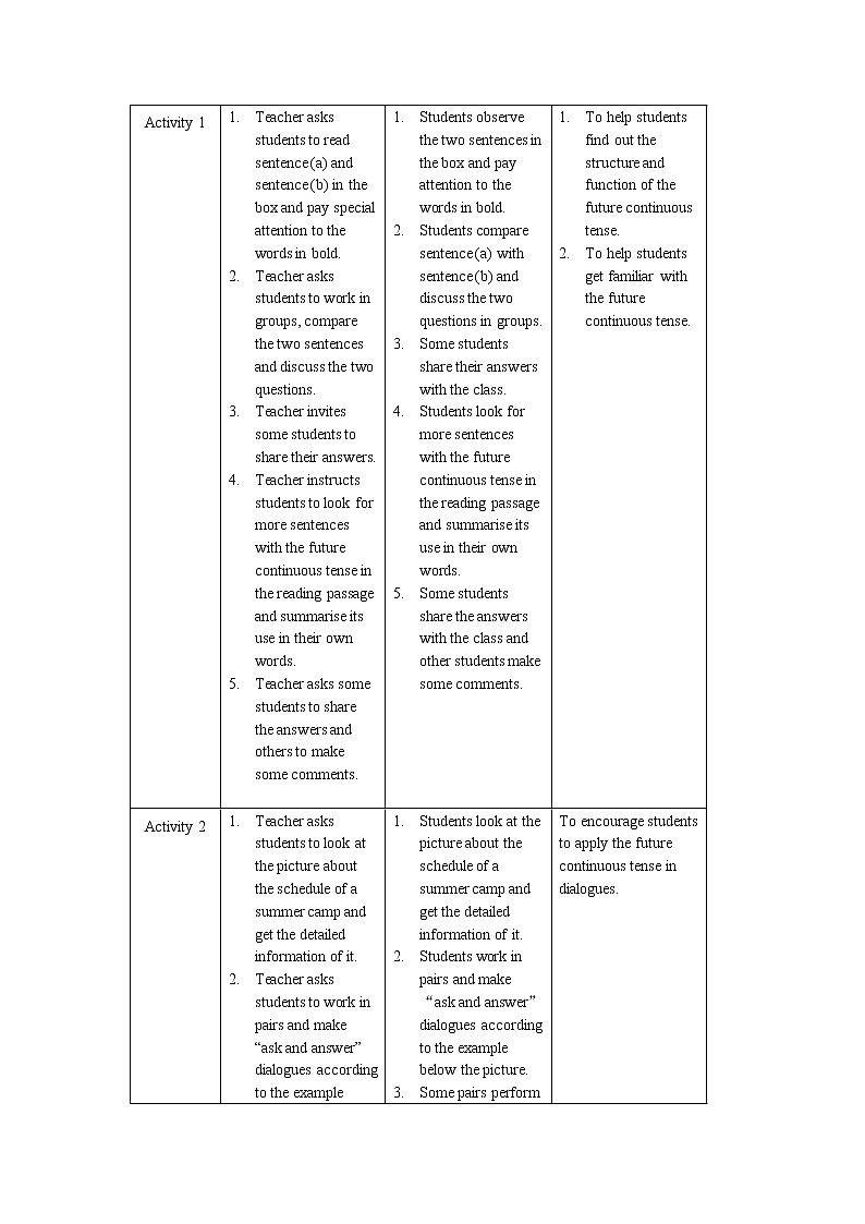2019外研版高中英语选择性必修二 Unit 1 Using language 教学设计02