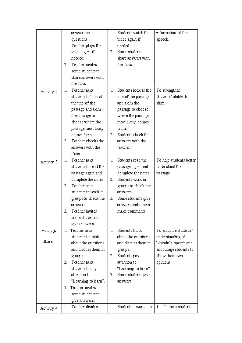 Unit 4 Breaking boundaries（四）Developing ideas 教学设计02