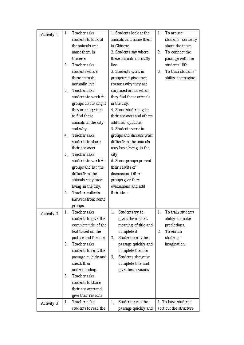 Unit 6 Survival（二） Understanding ideas 教学设计02