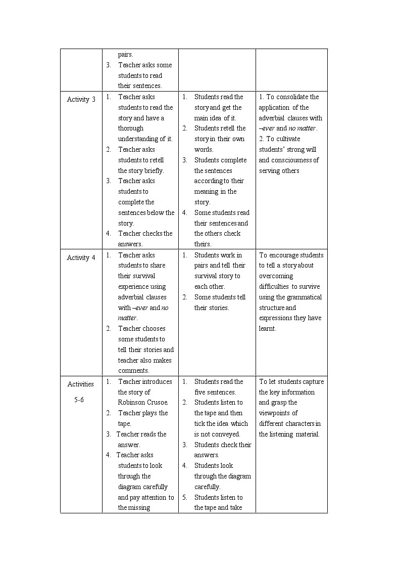 Unit 6 Survival（三）Using language 教学设计03