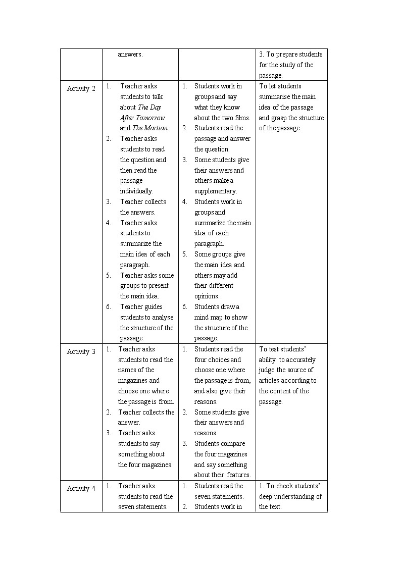 Unit 6 Survival（四） Developing ideas 教学设计02