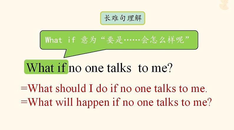 2023年高考英语一轮复习WelcomeUnit句子讲解句子课件新人教版必修第一册02