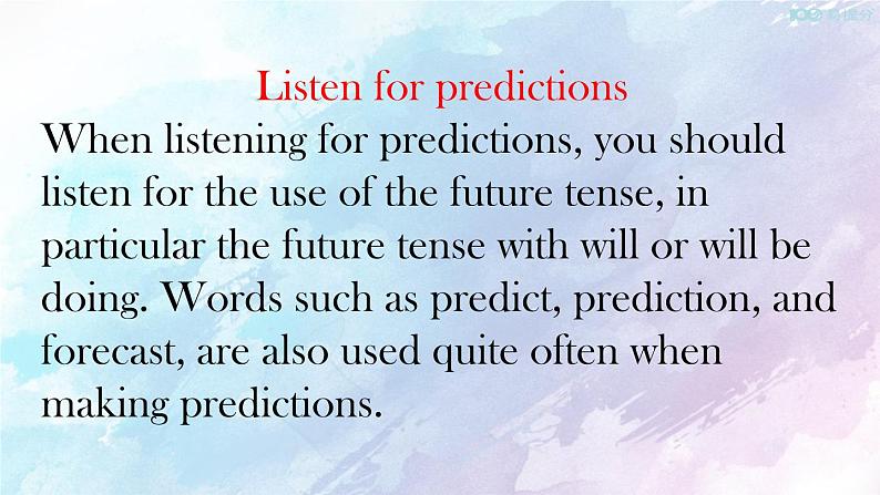 高中英语选择性必修一    2.2 Looking into the Future  Listening and speaking-Using language 1课件第4页