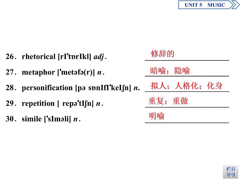 Unit 5 Music  Section Ⅳ教学课件第8页