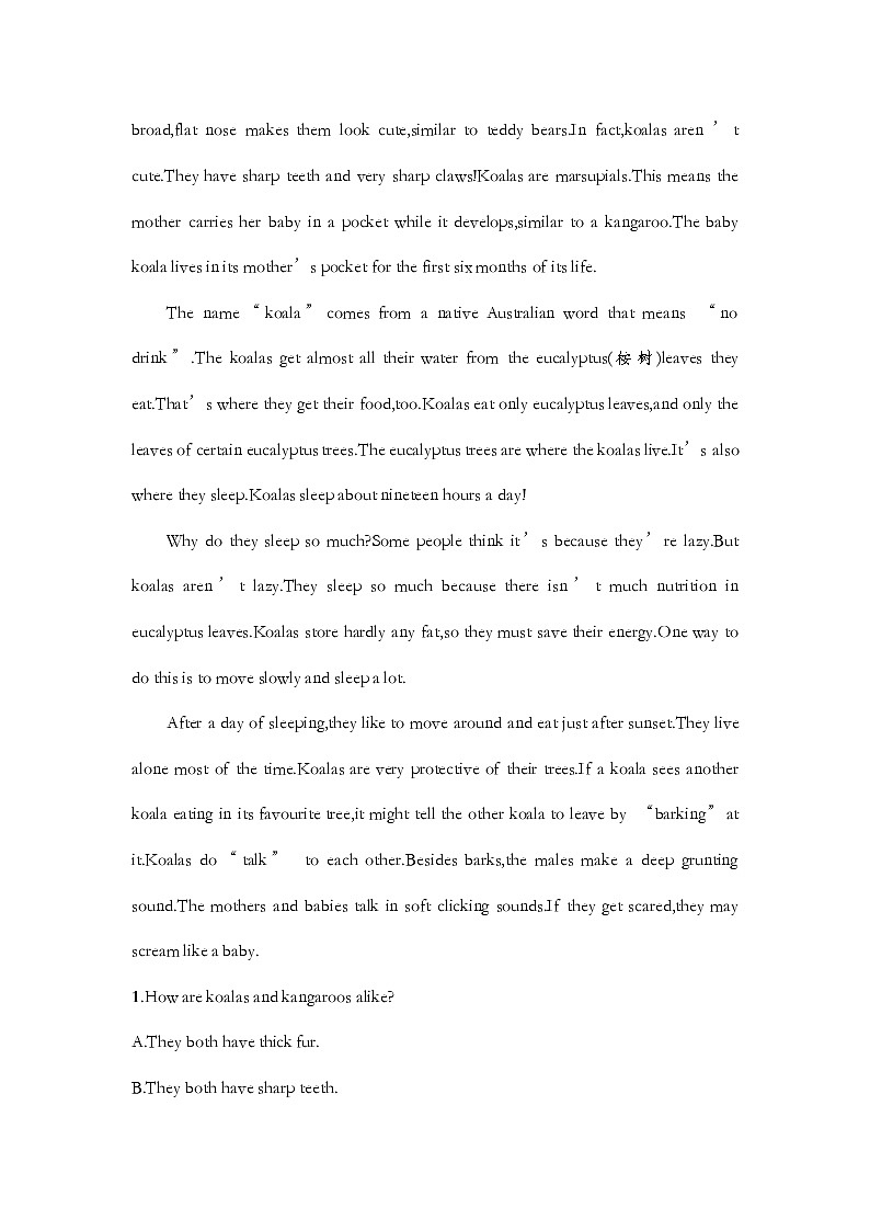 Unit 2 Discovering Useful Structures 同步作业-2022-2023学年高中英语人教版（2019）必修第二册(含答案)02