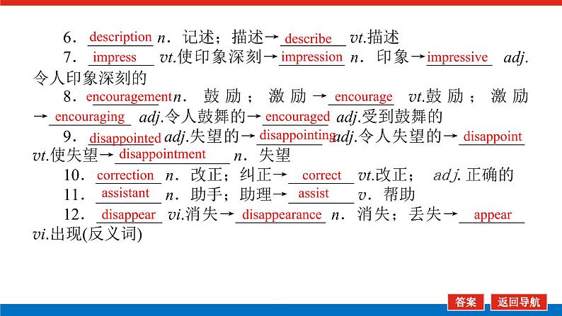 外研统考版高中英语一轮复习必修1导学案+PPT课件06