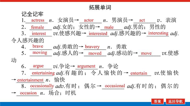 外研统考版高中英语一轮复习必修2导学案+PPT课件05