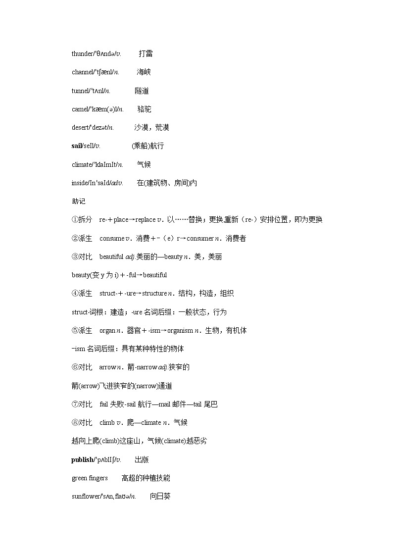 Unit 6  单元基础知识汇总第3页