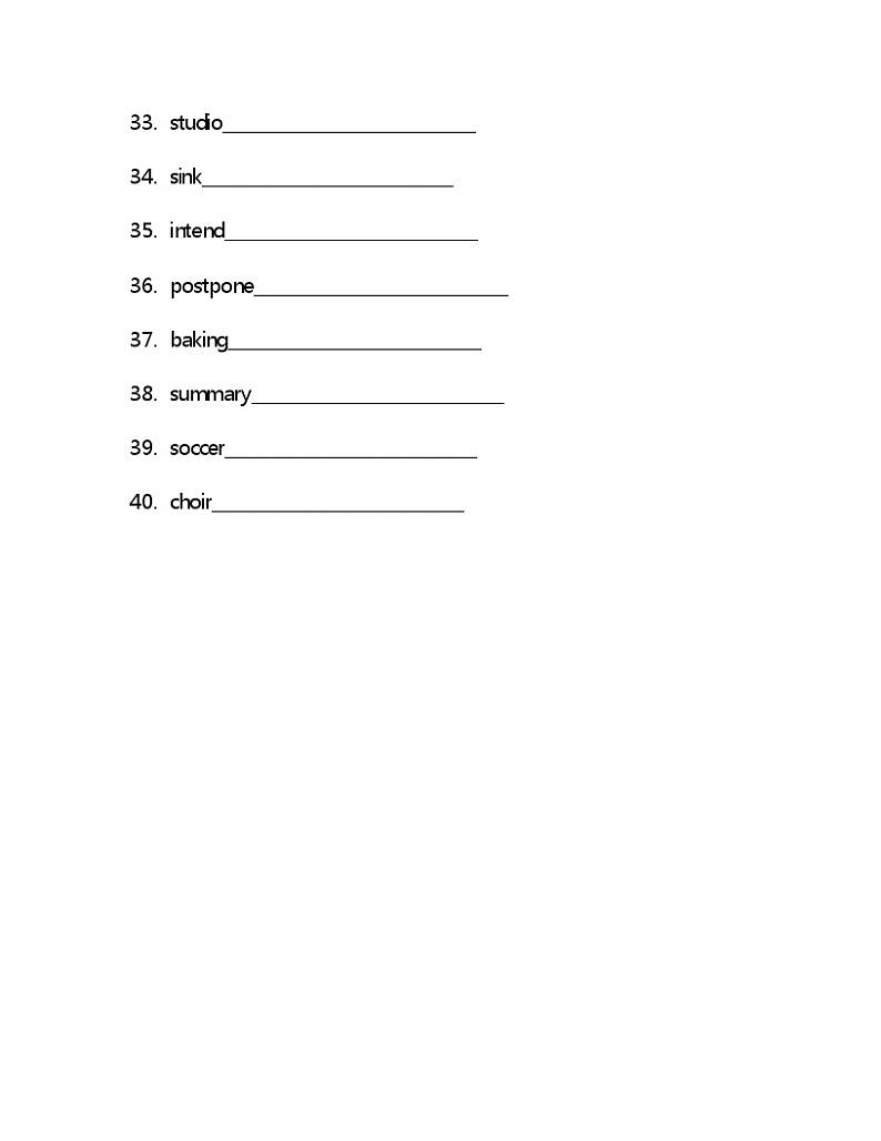 Unit 2 单词检测 -2021-2022学年高中英语冀教版（2019）必修第三册(含答案)03