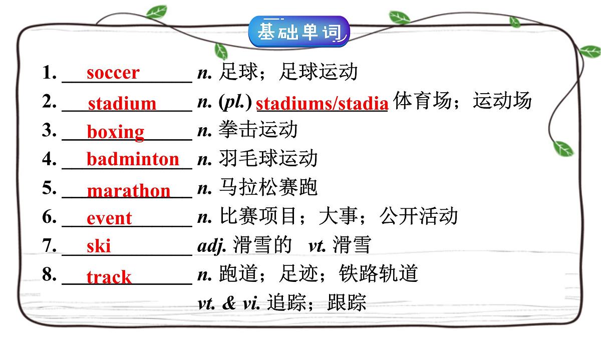 Unit3复习课件-2023届高三英语一轮复习人教版（2019）必修第一册第4页