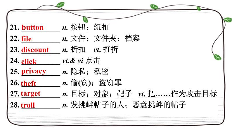 Unit 3复习课件-2023届高三英语一轮复习人教版（2019）必修第二册第7页