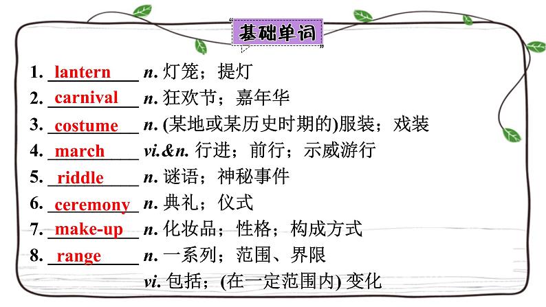 Unit 1复习课件-2023届高三英语一轮复习人教版（2019）必修第三册第4页