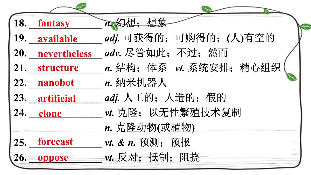 Unit 2复习课件-2023届高三英语一轮复习人教版（2019）选择性必修第一册第6页