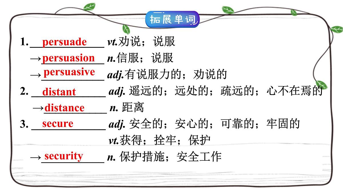 Unit 2复习课件-2023届高三英语一轮复习人教版（2019）选择性必修第一册第8页