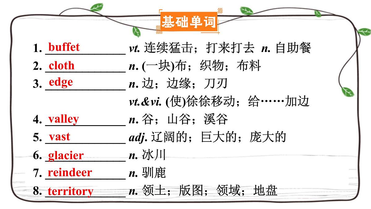Unit 3复习课件-2023届高三英语一轮复习人教版（2019）选择性必修第一册第4页