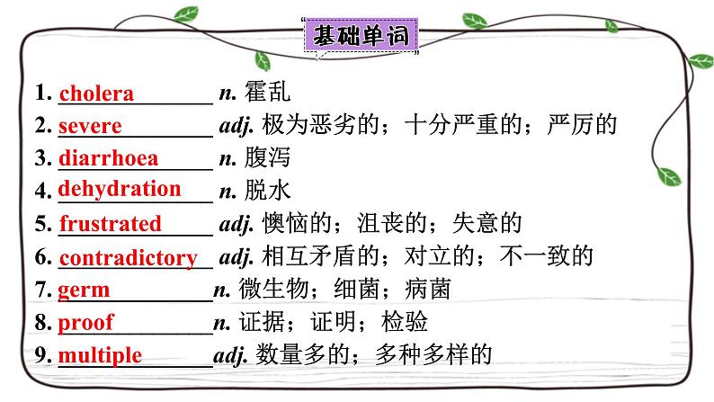 Unit 1复习课件-2023届高三英语一轮复习人教版（2019）选择性必修第二册第4页