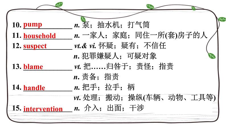 Unit 1复习课件-2023届高三英语一轮复习人教版（2019）选择性必修第二册第5页