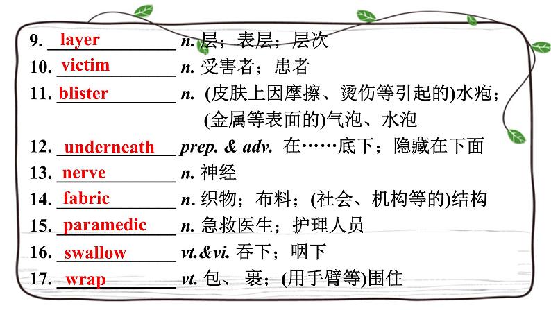 Unit 5复习课件-2023届高三英语一轮复习人教版（2019）选择性必修第二册第5页