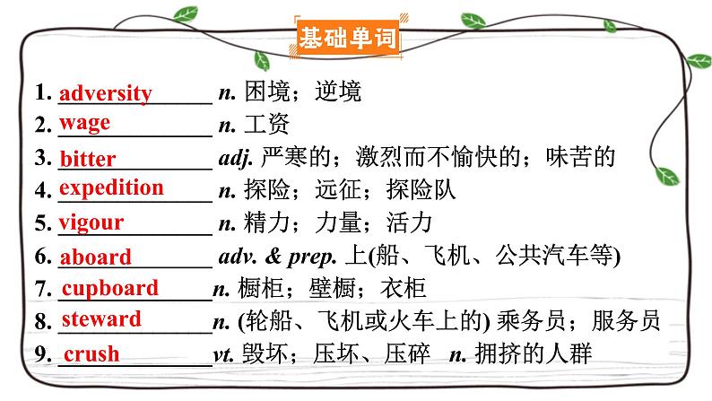 Unit 4复习课件-2023届高三英语一轮复习人教版（2019）选择性必修第三册第4页