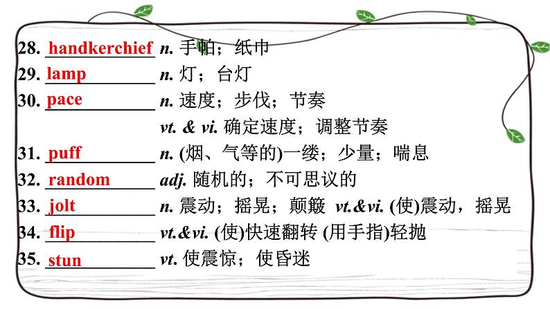 Unit 1复习课件-2023届高三英语一轮复习人教版（2019）选择性必修第四册第7页