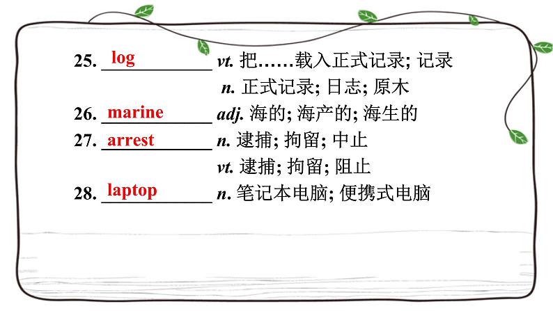 Unit 3复习课件-2023届高三英语一轮复习人教版（2019）选择性必修第四册第7页