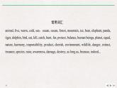 高中英語必修二 Section Ⅶ Reading for Writing 有關瀕危動物的海報課件
