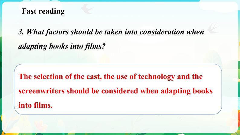 Unit 6 Lesson 1 From Page to Screen 课件-2022-2023学年高中英语北师大版（2019）选择性必修第二册08