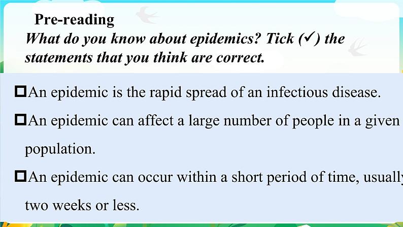 Unit 9 Lesson 3 Epidemics Explained课件-2022-2023学年高中英语北师大版（2019）选择性必修第三册05