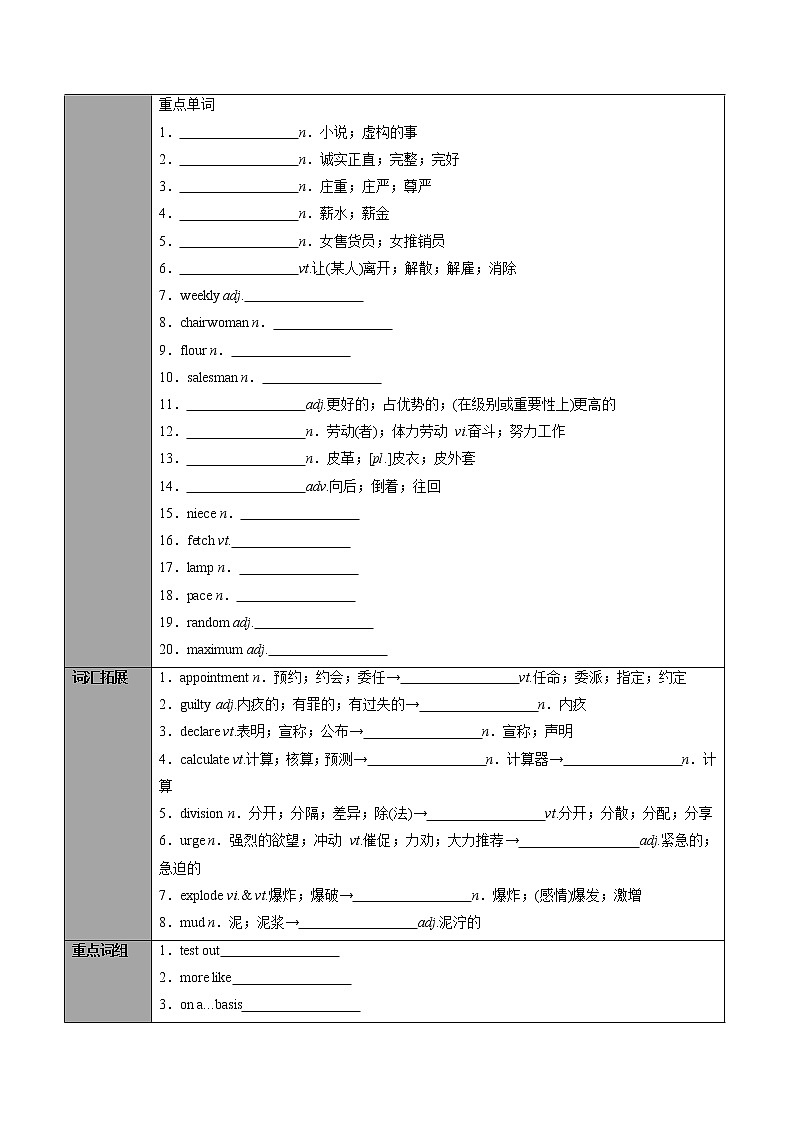 专题32.选择性必修第4册　Unit 1　Science Fiction（学生版）---2023届高三英语总复习 （人教版2019）第2页