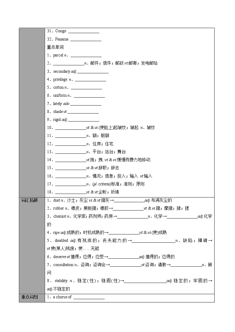 专题35.选择性必修第4册　Unit 4　Sharing（学生版）---2023届高三英语总复习 （人教版2019）第2页