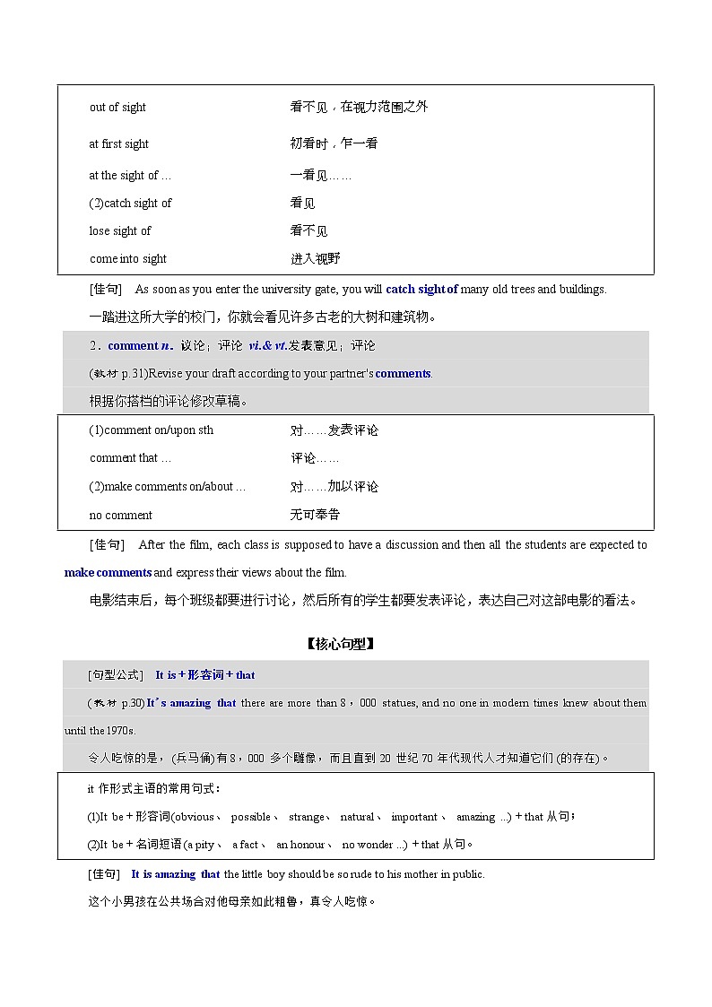 第11讲 Unit2 Travelling Around-Reading For Writing- 2022-2023学年高一英语同步精品讲义（人教2019必修第一册）（学生版）第3页