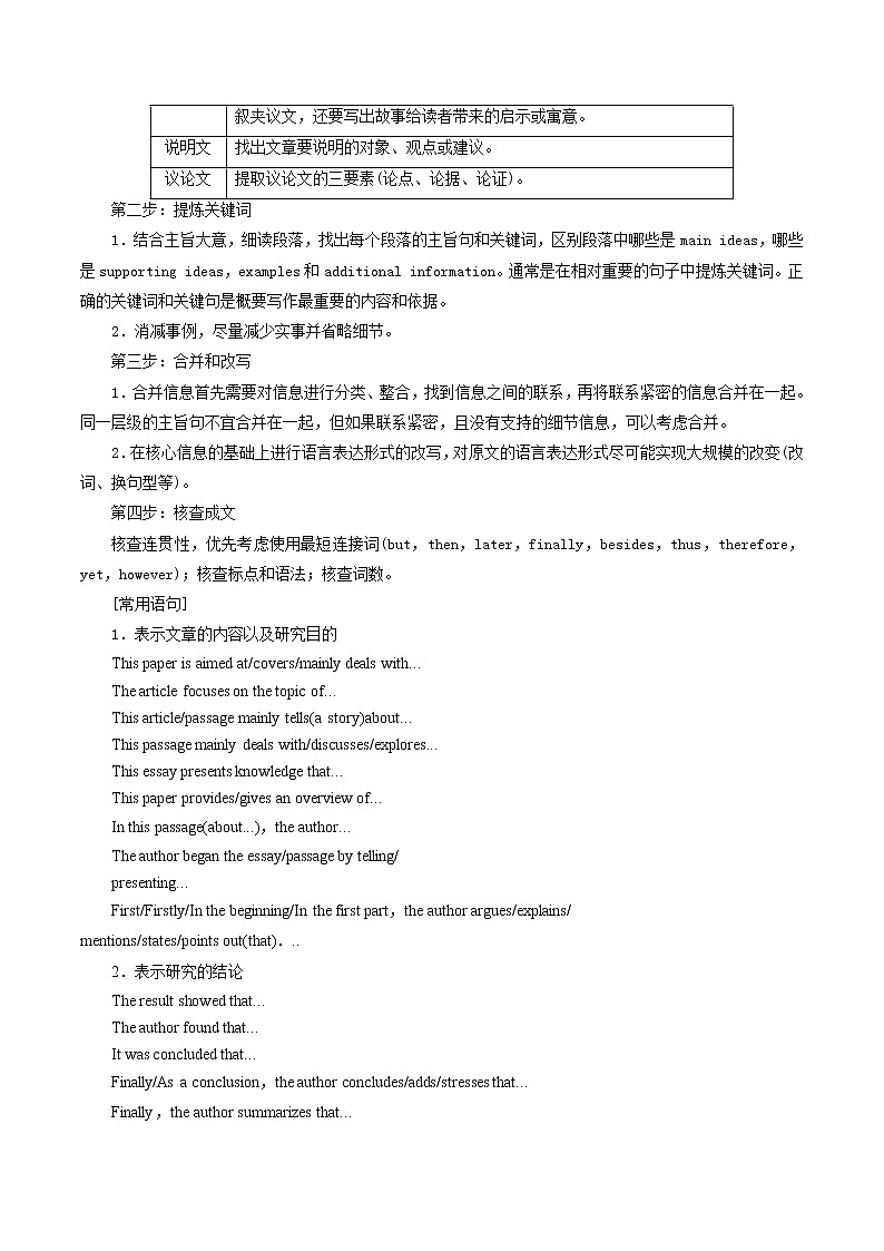 第19讲 Unit 4 Natural Disasters-Reading For Writing- 2022-2023学年高一英语同步精品讲义（人教2019必修第一册）（教师版）第2页