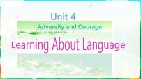 2020-2021学年Unit 4 Adversity and Course评课ppt课件